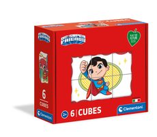 Clementoni Play For Future Obrázkové kocky Superpriatelia / 6 kociek / od 2 rokov