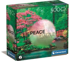 Clementoni Peace PUZZLE: Konejšivé kvapky dažďa / 500 dielikov / od 10 rokov
