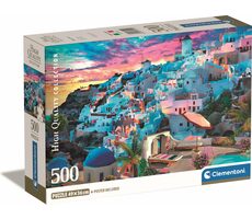 Clementoni PUZZLE Pohľad na Grécko / 500 dielikov / od 10 rokov