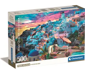 Clementoni PUZZLE Pohľad na Grécko / 500 dielikov / od 10 rokov