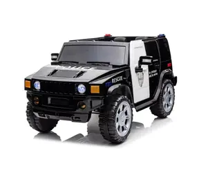 Eljet Detské elektrické auto polícia RANGER čierna / 60W / rýchlosť 3-7km/h / nosnosť 30kg