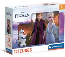 Clementoni Obrázkové kocky Ľadové kráľovstvo / 12 kociek / od 2 rokov