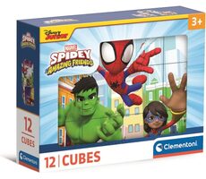 Clementoni Obrázkové kocky Spidey a jeho úžasní priatelia / 12 kociek / od 3 rokov