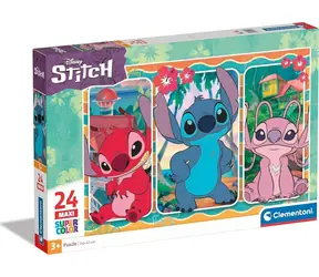 Clementoni PUZZLE Stitch MAXI / 24 dielikov / od 3 rokov