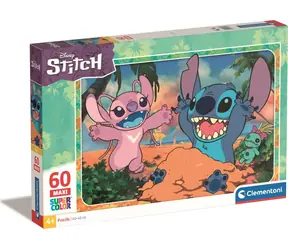 Clementoni PUZZLE Stitch MAXI / 60 dielikov / od 4 rokov