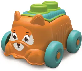 Clementoni Soft Clemmy Senzorické autíčko Líška so 4 kockami / od 6 mesiacov