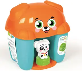 Clementoni Soft Clemmy Box s vekom Psík / 6 mäkkých kociek / od 1,5 roka