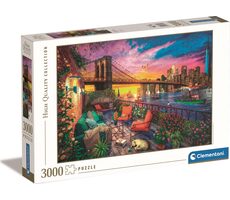 Clementoni PUZZLE Západ slnka NAD Manhattanom / 3000 dielikov / od 15 rokov