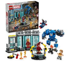 LEGO® MARVEL 76315 Iron Man a jeho laboratórium: Sieň brnenia / Počet dielikov: 384 / od 8 rokov