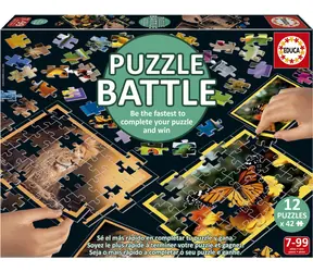 Educa Puzzle bitka Príroda / 12x42 dielikov / od 7 rokov 