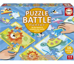 Educa Puzzle bitka Zvieratká / 16x9 dielikov / od 4 rokov 
