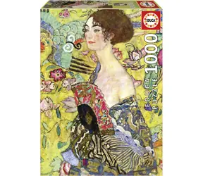 Educa Puzzle Dáma s vejárom / 1000 dielikov / od 14 rokov