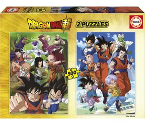Educa Puzzle Dragon Ball / 2x500 dielikov / od 10 rokov 