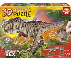 Educa 3D puzzle T-Rex / 82 dielikov / od 6 rokov