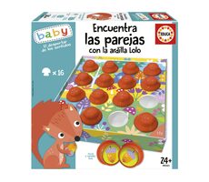 Educa Baby Hľadaj dvojica s veveričkou Lolo / 16 dielikov / od 2 rokov