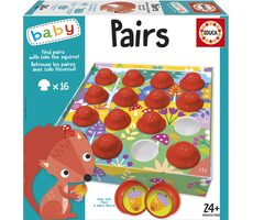 Educa Baby Hľadaj dvojica s veveričkou Lolo / 16 dielikov / od 2 rokov