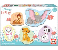 Educa Baby puzzle Disney zvieratá 2 - 5v1 (3-5 dielikov) / 19 dielikov / od 2 rokov