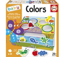 Educa Baby Triedenie farieb s motýľom Gillom / 4x6 dielikov / od 2 rokov