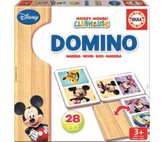 Educa Drevené domino Mickey a Minnie / 28 dielikov / od 3 rokov
