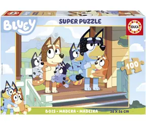 Educa Drevené puzzle Bluey / 100 dielikov / od 5 rokov