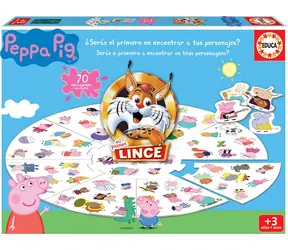 Educa Hra Lynx - Prasiatko Peppa 70 obrázkov / 7 dielikov / od 4 rokov