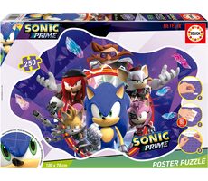 Educa Poster puzzle Sonic / 250 dielikov / od 8 rokov