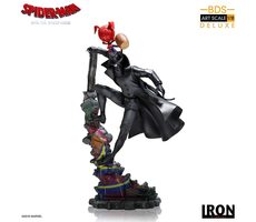 Iron Studios Spider Noir a Spider Ham - Spiderman: Into The Spiderverse - Art Scale 1/10