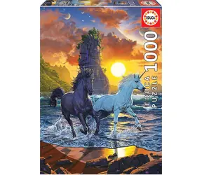 Educa Puzzle Jednorožce na pláži