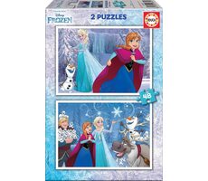 Educa Puzzle Ľadové kráľovstvo / 2x48 dielikov / od 3 rokov