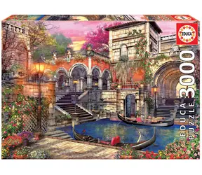 Educa Puzzle Pytačky v Benátkach / 3000 dielikov / od 14 rokov