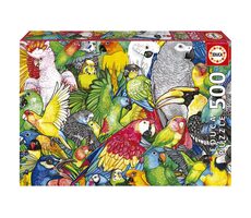 Educa Puzzle Papagáje / 500 dielikov / od 11 rokov