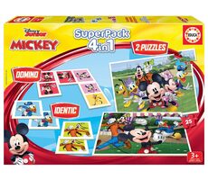 Educa Súbor hier Mickey a priatelia 4v1 / od 3 rokov