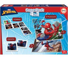 Educa Súbor hier Spiderman 4v1 / od 3 rokov