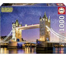 Educa Svietiace puzzle Tower Bridge - Londýn / 1000 dielikov / od 14 rokov