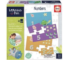 Educa Vzdelávacia puzzle a hra Learning is Fun: Čísla / 40 dielikov / od 3 rokov
