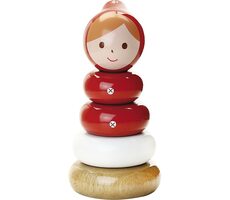 Vilac Drevená nasadzovacia veža Červená čiapočka / od 12 mesiacov