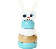 Vilac Drevená nasadzovacia veža Králiček / od 12 mesiacov