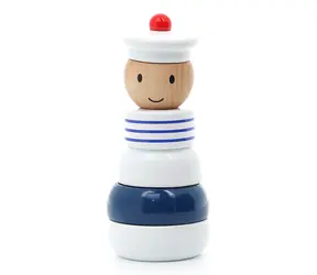 Vilac Drevená nasadzovacia veža Námorník / od 12 mesiacov