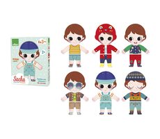 Vilac Oblékací puzzle Sacha / od 2 rokov