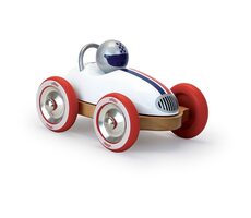 Vilac Drevené auto Roadster vintage biele / od 2 rokov