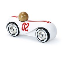 Vilac Drevené auto Streamline vintage biele / od 2 rokov