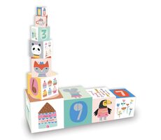 Vilac Skladacia veža z kociek Suzy Ultman / od 2 rokov