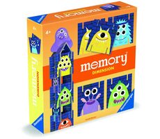 Ravensburger Trojrozmerné Pexeso Príšerky / Dĺžka hry: 20 min. / Počet hráčov: 2-6 / od 4 rokov