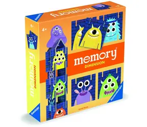 Ravensburger Trojrozmerné Pexeso Príšerky / Dĺžka hry: 20 min. / Počet hráčov: 2-6 / od 4 rokov
