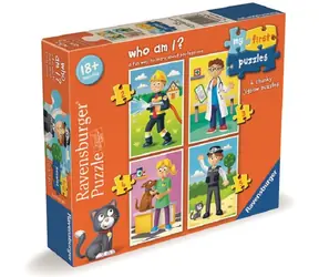 Ravensburger Puzzle: Uhádneš kto som? Moje prvé puzzle 2/3/4/5/dielikov