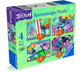 Ravensburger Puzzle Disney: Stitch: Zábavné aktivity 4 v 1 / od 3 rokov 