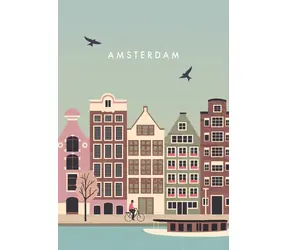Ravensburger Puzzle: Amsterdam / 99 dielikov / od 12 rokov 