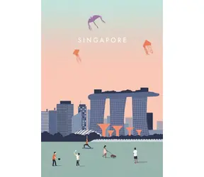 Ravensburger Puzzle: Singapur / 99 dielikov / od 12 rokov 