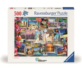 Ravensburger Puzzle: Cestovateľské poklady / 500 dielikov / od 12 rokov 