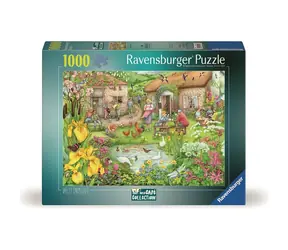 Ravensburger Puzzle: Farmárska kaviareň v údolí / 1000 dielikov / od 14 rokov